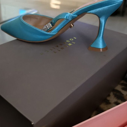 Twenty Four Hitch blue mules size 39 like new