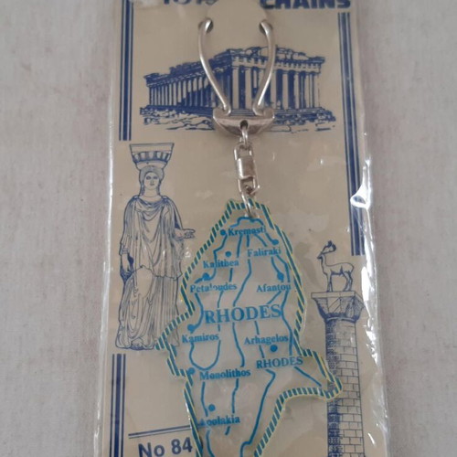 Polfi Toys Keychain Greek Islands Rhodes New