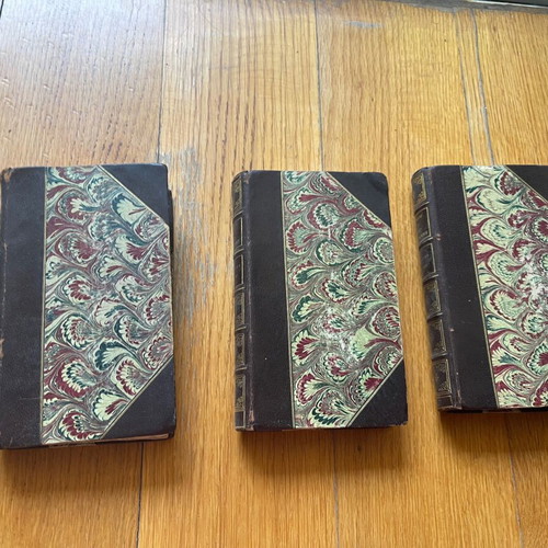 Oeuvres de Sully Prudhomme Poésies 3 volumes used, French