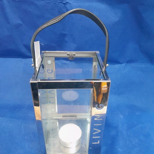 Metal stainless lantern for tealight new 14×23
