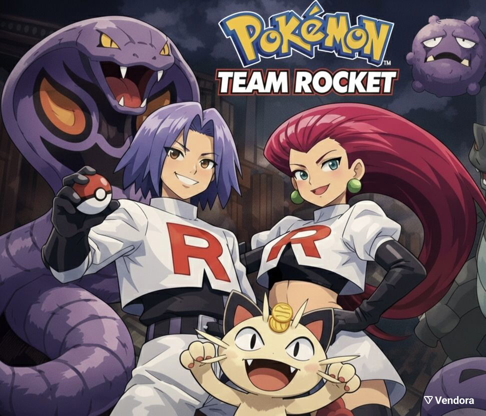 Team Rocket Pokemon Rug Pokemon Team Rocket Set Part 2 used - € 2,25 - Vendora.cy
