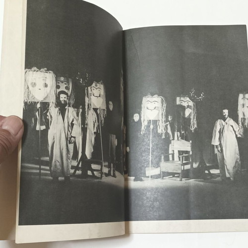 Antigone by Brecht theater program used, Anna Synodinou 1972-1973