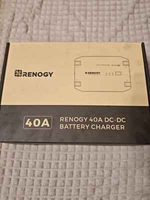 Renogy 40A DC-DC battery charger 12V