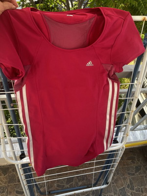 Adidas Climacool women's sports shirt, size S, fuchsia