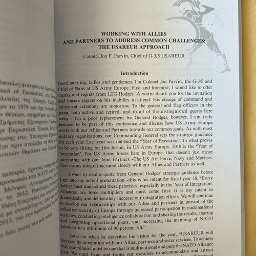 Book Special Edition General Staff of the Army New 2018