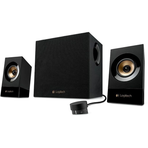 Logitech Z533 speakers used with subwoofer and wired remote