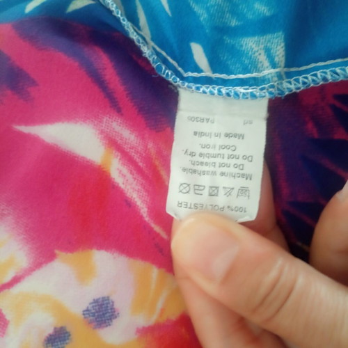 River Island Kimono Kaftan, multicolor chiffon beach cover-up