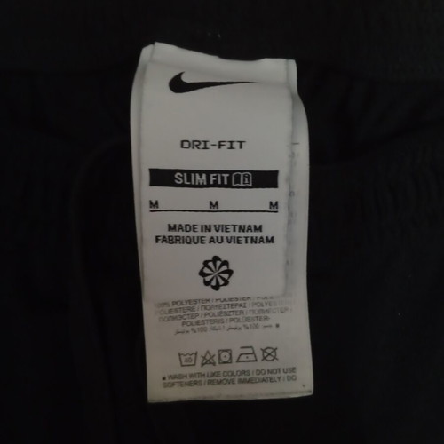 Nike sportswear set, jacket and pants, black and gold, size M
