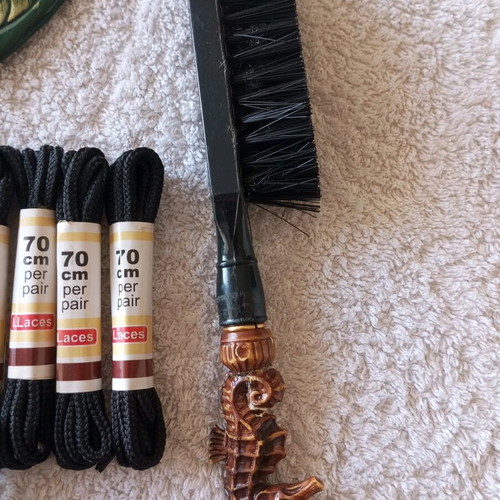 Useful shoe tools new, with brush slightly used