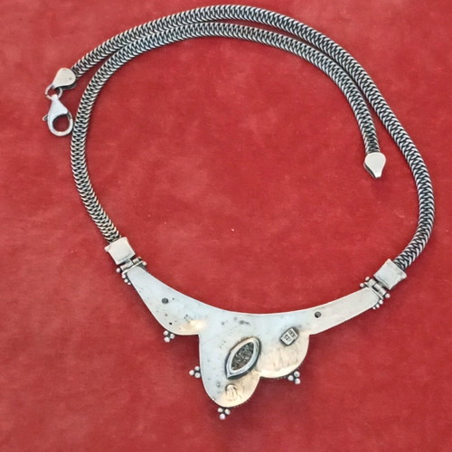 925 Gianniotiko necklace used with amber 40cm
