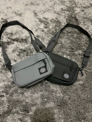 Men bag new, crossbody, black and gray