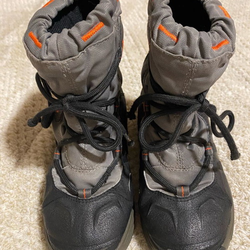 Adidas waterproof boots used, size 30, black and grey