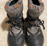 Adidas waterproof boots used, size 30, black and grey