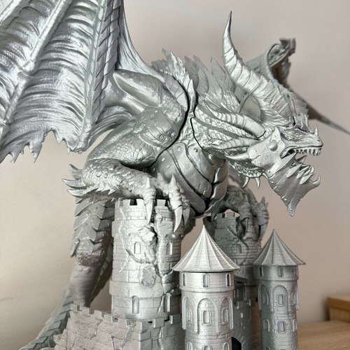 Φιγούρα Deathwing καινούργια από 3d printer, 70cm φτερά, 35cm ύψος