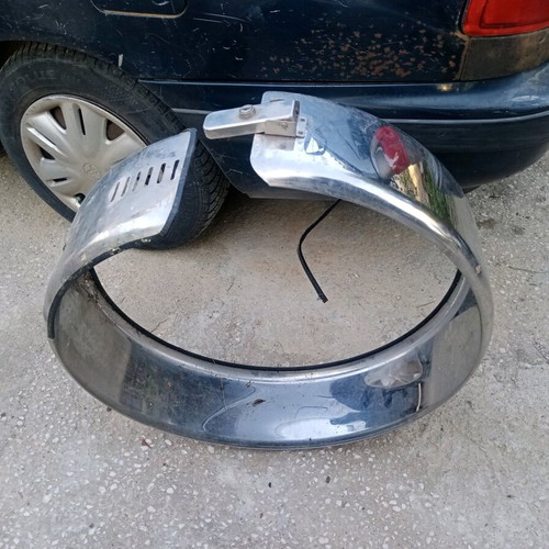 Spare Tire Cover used, nickel for Mitsubishi Pajero Pinin
