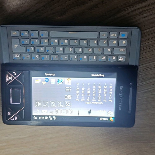 Sony Ericsson Xperia X1 used with burned pixels on screen