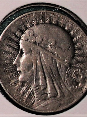 Νόμισμα 5 Ζłotych 1933 Πολωνίας μεταχειρισμένο