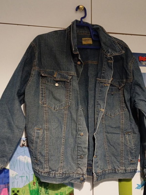 Canopy denim jacket used, cotton, blue, size M