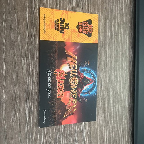 Release Festival Helloween souvenir hard copy new