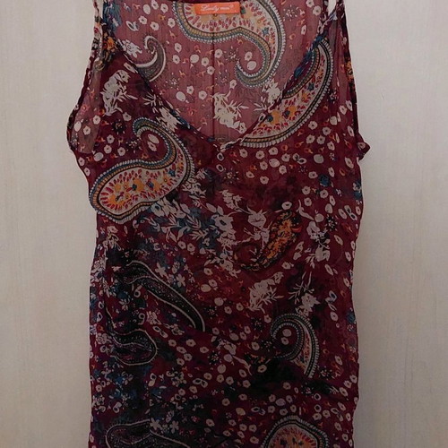 Ladym summer top large size spaghetti strap like new