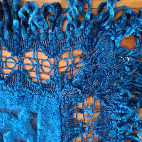 Vintage velvet blanket 230x270 like new