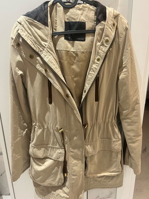 Zara safari jacket used, small, beige