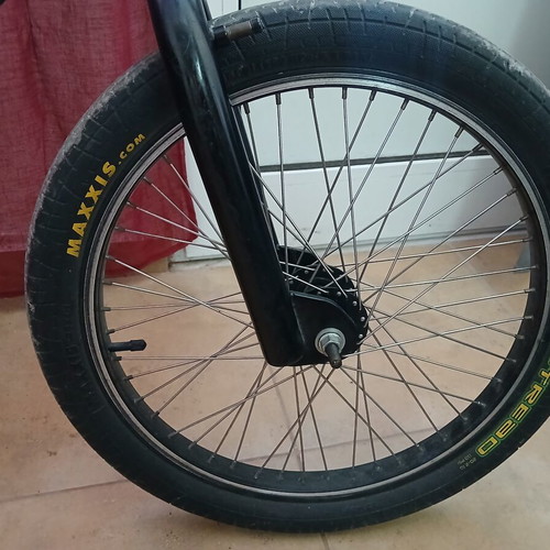GT BMX bike, 20 inch wheels, black