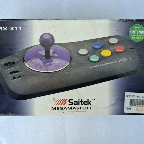 Saitek MX-311 Megamaster I arcade stick for Super Nintendo like new
