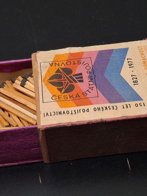 Vintage matchbox set of 3 pieces used, collectible