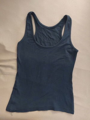 Dark blue tank top used for girls 11-12 years old