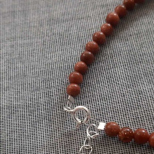 Psyche jewelry set necklace and bracelet with goldstone turquoise silver 925 new handmade