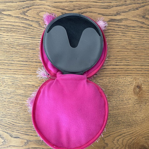 Vintage Furgles Pink Alien CD Holder 2004 like new, 12 CD/DVD capacity
