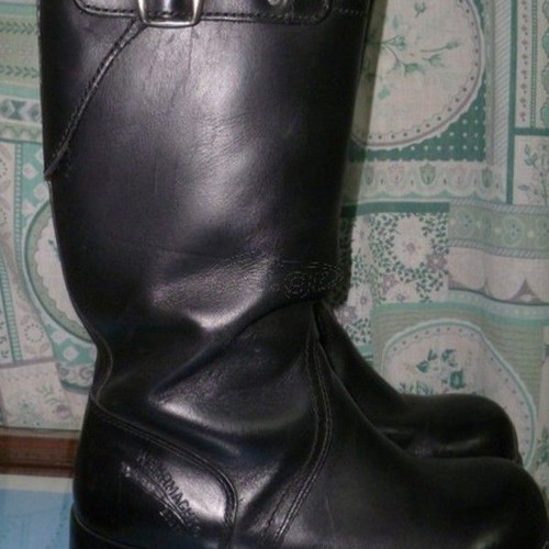 Wehrmaght leather boots black, like new, size 40