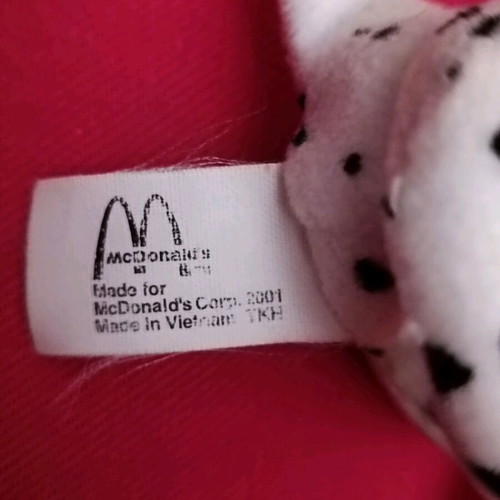 Disney Dalmatian Dog plush vintage used from Mac Donald's 2001