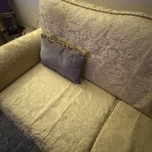 Large two-seater sofa used