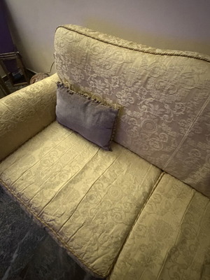 Large two-seater sofa used