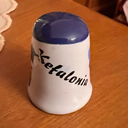 Ceramic thimble from Kefalonia new