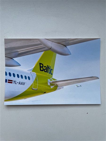  sillektiki Card postal tis aeroporikis eterias Air Baltic