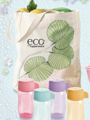 Set of 90 ml bottles and eco bag new