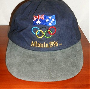 vintage Atlanta 1996 Olympic Games hat, καπέλο Ολυμπιακών αγώνων 1996 Ατλάντα.