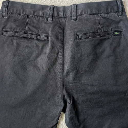 Lacoste men's chino pants like new, black, size 32/34