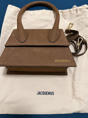 Jacquemus Grand Chiquito handbag new, suede, brown