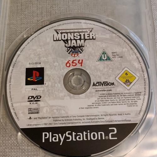 Monster Jam PlayStation 2 μεταχειρισμένο