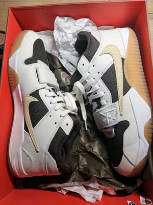 Jordan Jumpman Jack Travis Scott sneakers new, beige and brown