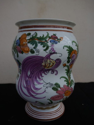 Large Skyrian Style Vase used, hand-painted