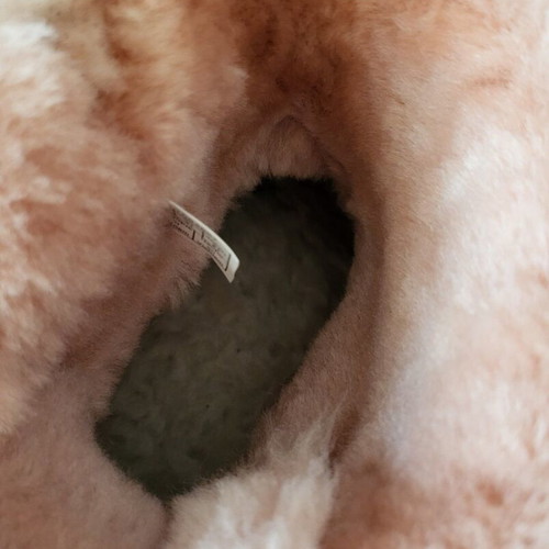 Ugg Classic Mini Fluff Bow suede boots like new size 41 pink