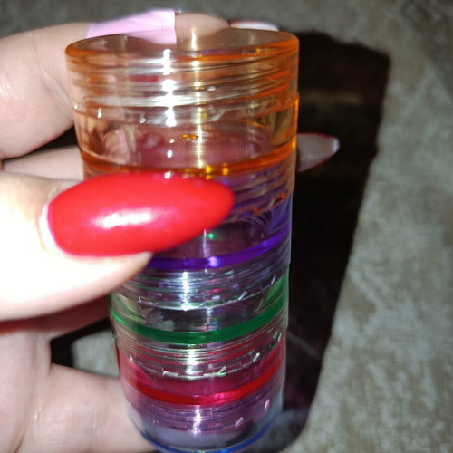 Travel set with 5 containers new