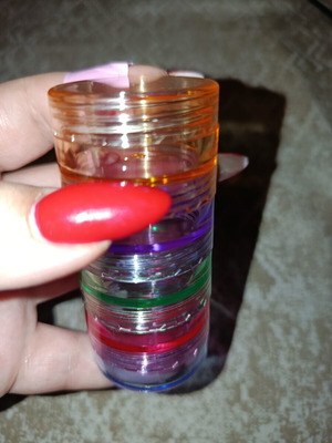 Travel set with 5 containers new