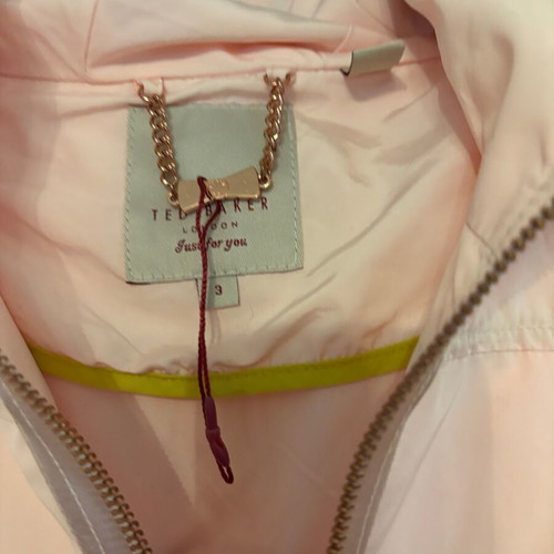 Ted Baker trench coat like new, size 3, pale pink