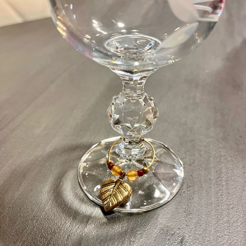 Handmade Wine Glass Charms set of 8 like new